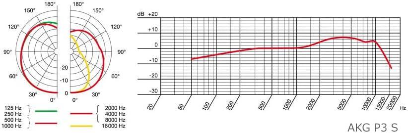 imageAKG Pro Audio P3S HighPerformance Cardioid Dynamic Vocal Microphone with OnOff Switch XLR Connector Professional Studio ampamp Live Performance Cardioid Mic for Live Vocals and Recording Black