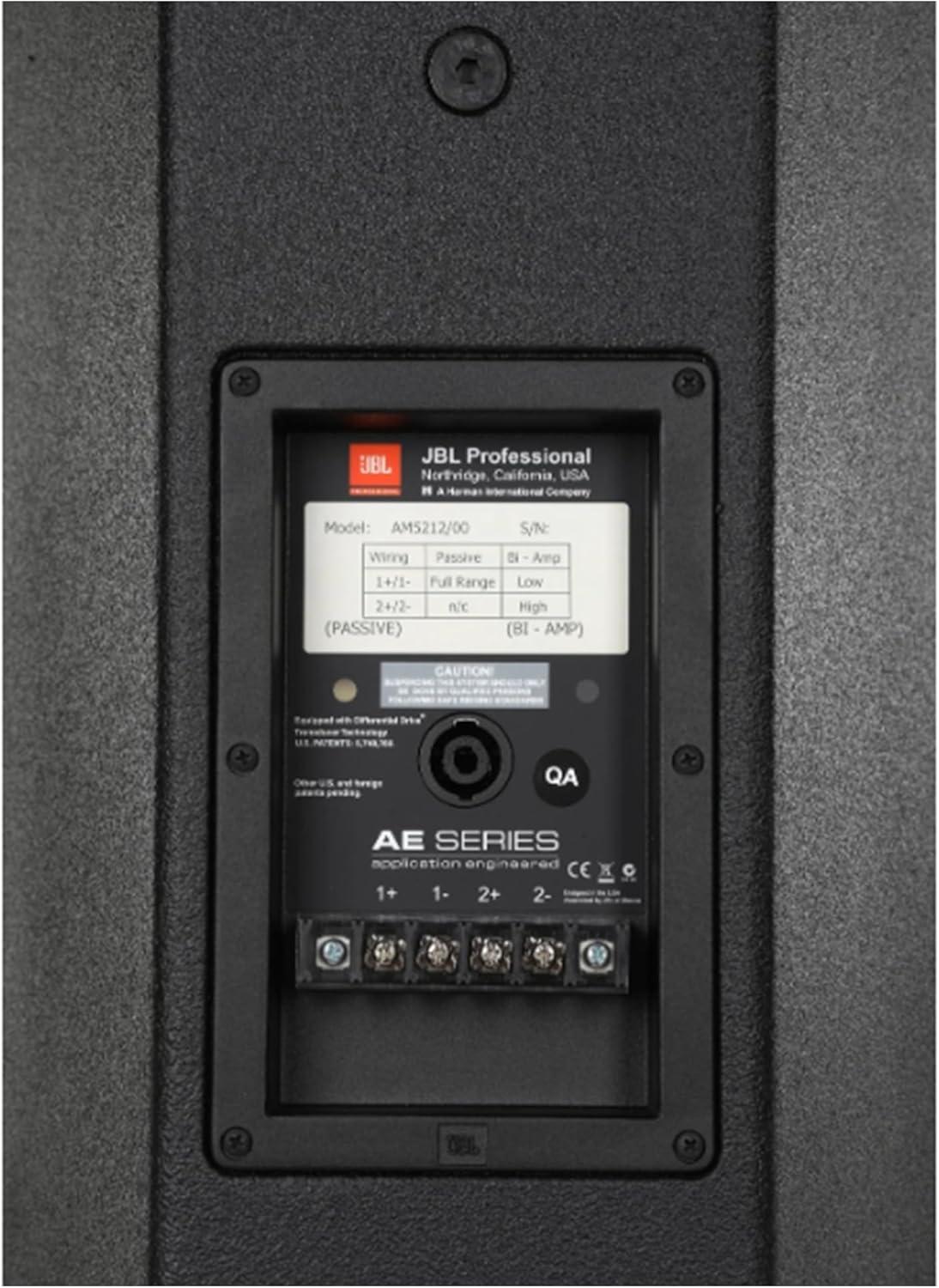 imageJBL Professional AM521200WH Medium Power 2Way Loudspeaker System with 12Inch LF WhiteBlack