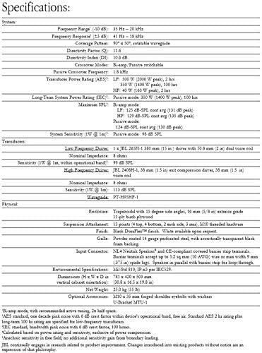 imageJBL Professional AM521200WH Medium Power 2Way Loudspeaker System with 12Inch LF WhiteWhite