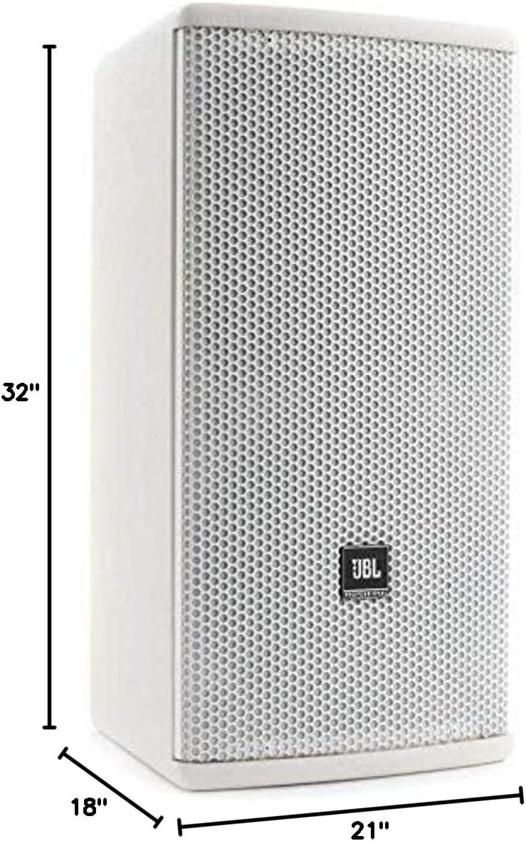 imageJBL Professional AM721200 High Power 2Way Loudspeaker with 12Inch LF ampamp Rotatable Horn BlackWhite