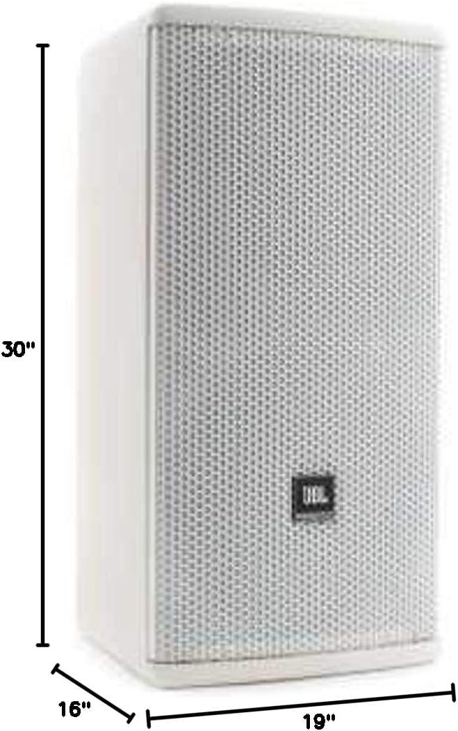 imageJBL Professional AM721200 High Power 2Way Loudspeaker with 12Inch LF ampamp Rotatable Horn BlackWhite