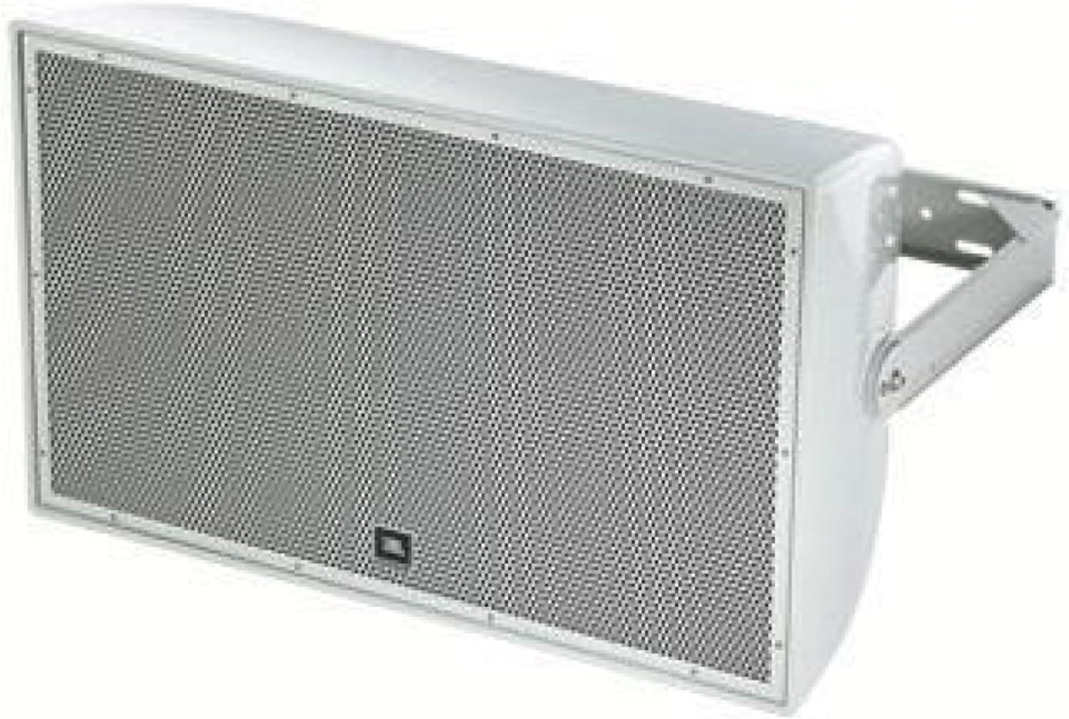 imageJBL Professional AW566 High Power 2Way All Weather Loudspeaker with 15Inch LF ampamp Rotatable Horn WhiteWhite