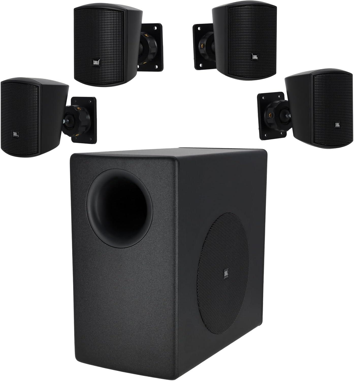 imageJBL Professional C50PACK Surface Mount Subwoofer and MiniSatellite Loudspeaker System BlackBlack