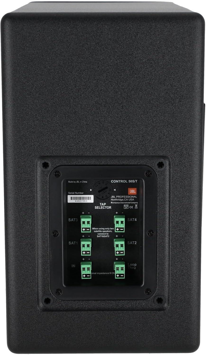 imageJBL Professional C50PACK Surface Mount Subwoofer and MiniSatellite Loudspeaker System BlackBlack