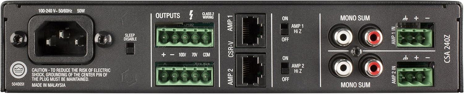 imageJBL Professional CSA1300Z Commercial Series SingleChannel 300Watt Power Amplifier40Watt