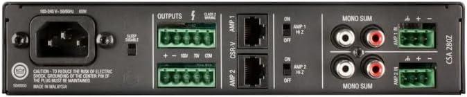 imageJBL Professional CSA1300Z Commercial Series SingleChannel 300Watt Power Amplifier80Watt