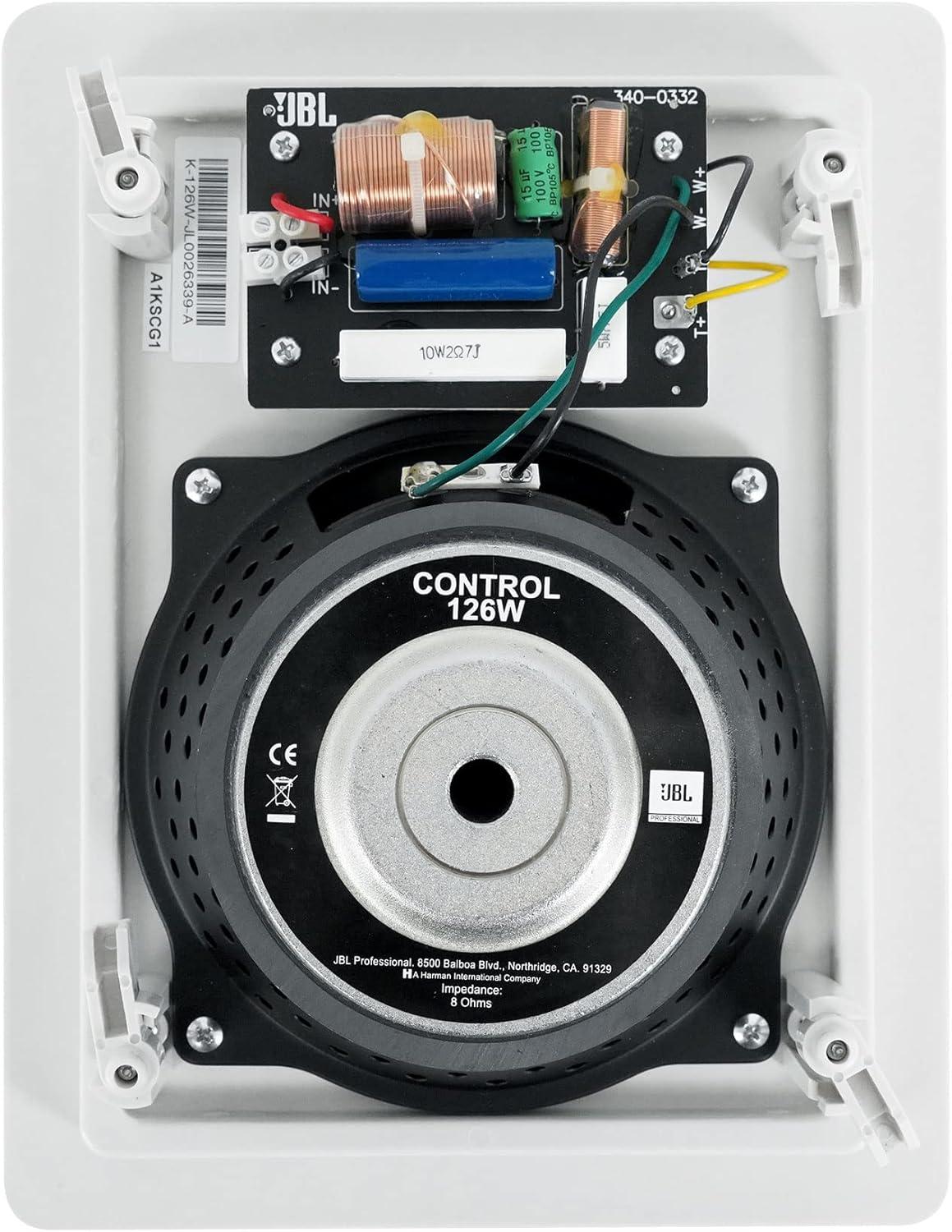 imageJBL Professional Control 128WT Premium InWall Loudspeaker with Transformer Taps Sold as Pair65Inch