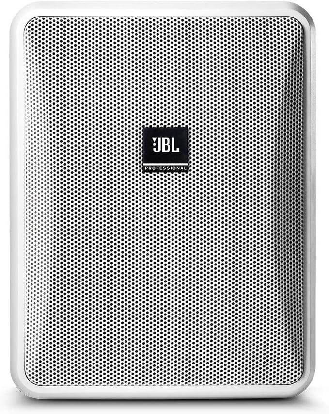 imageJBL Professional Control 231WH UltraCompact IndoorOutdoor BackgroundForeground Speaker White Sold as PairWhite