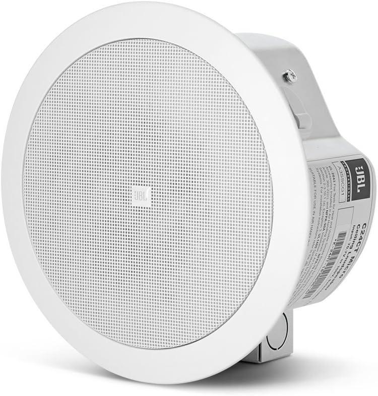 imageJBL Professional Control 24C 4Inch BackgroundForegroundCeiling Speaker White Sold as PairWhite
