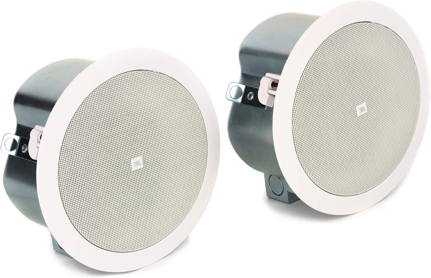 imageJBL Professional Control 24C 4Inch BackgroundForegroundCeiling Speaker White Sold as PairWhite
