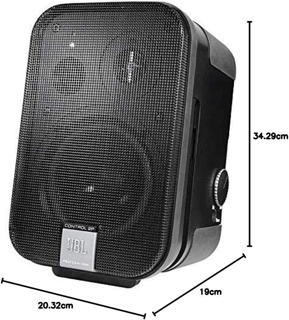 imageJBL Professional Control 2P Compact Powered Monitor Master and Extension Speakers C2PS Black 93quot x W 63quot x D 56quotMaster speaker