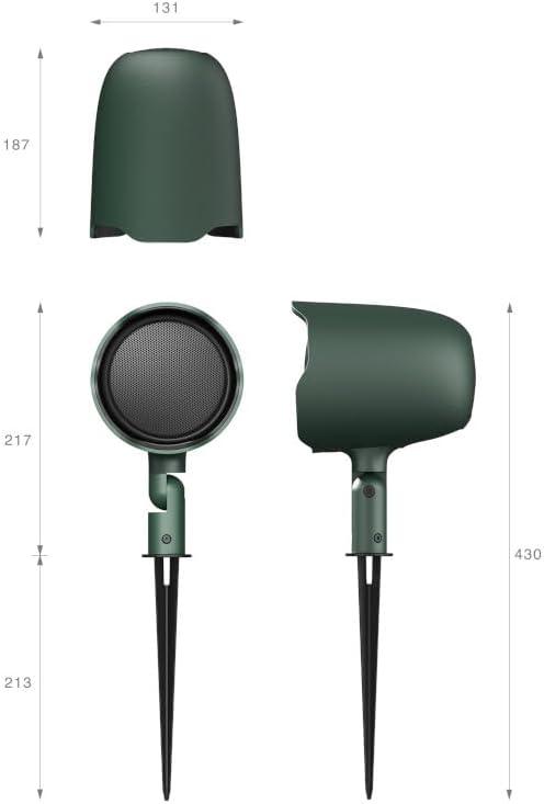 imageJBL Professional Control 85M Wired TwoWay Coaxial Mushroom Style Outdoor Landscape Waterproof Speaker 525Inch 360 Degree Sound Sold Individually GreenGreen