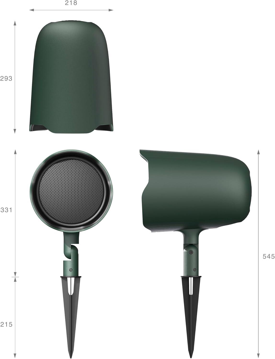 imageJBL Professional Control 85M Wired TwoWay Coaxial Mushroom Style Outdoor Landscape Waterproof Speaker 525Inch 360 Degree Sound Sold Individually GreenGreen