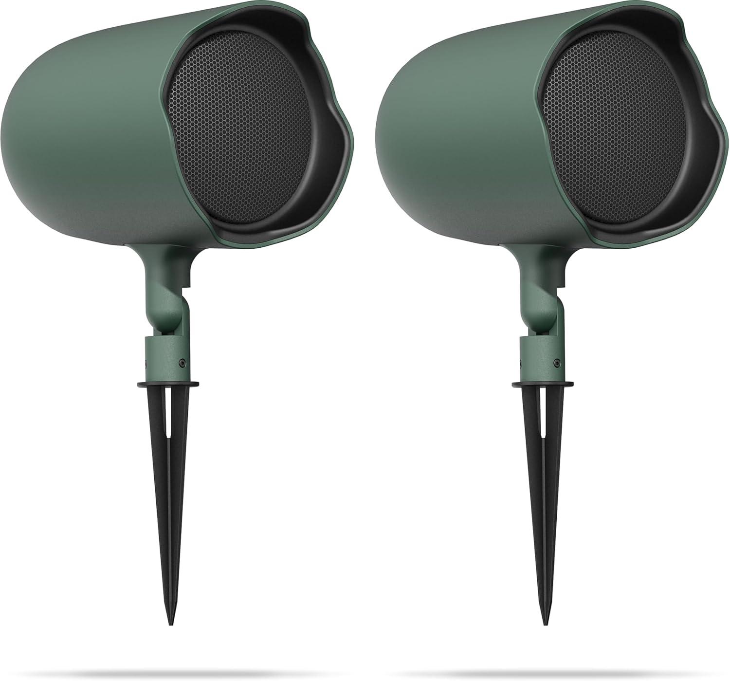 imageJBL Professional Control 85M Wired TwoWay Coaxial Mushroom Style Outdoor Landscape Waterproof Speaker 525Inch 360 Degree Sound Sold Individually GreenGreen