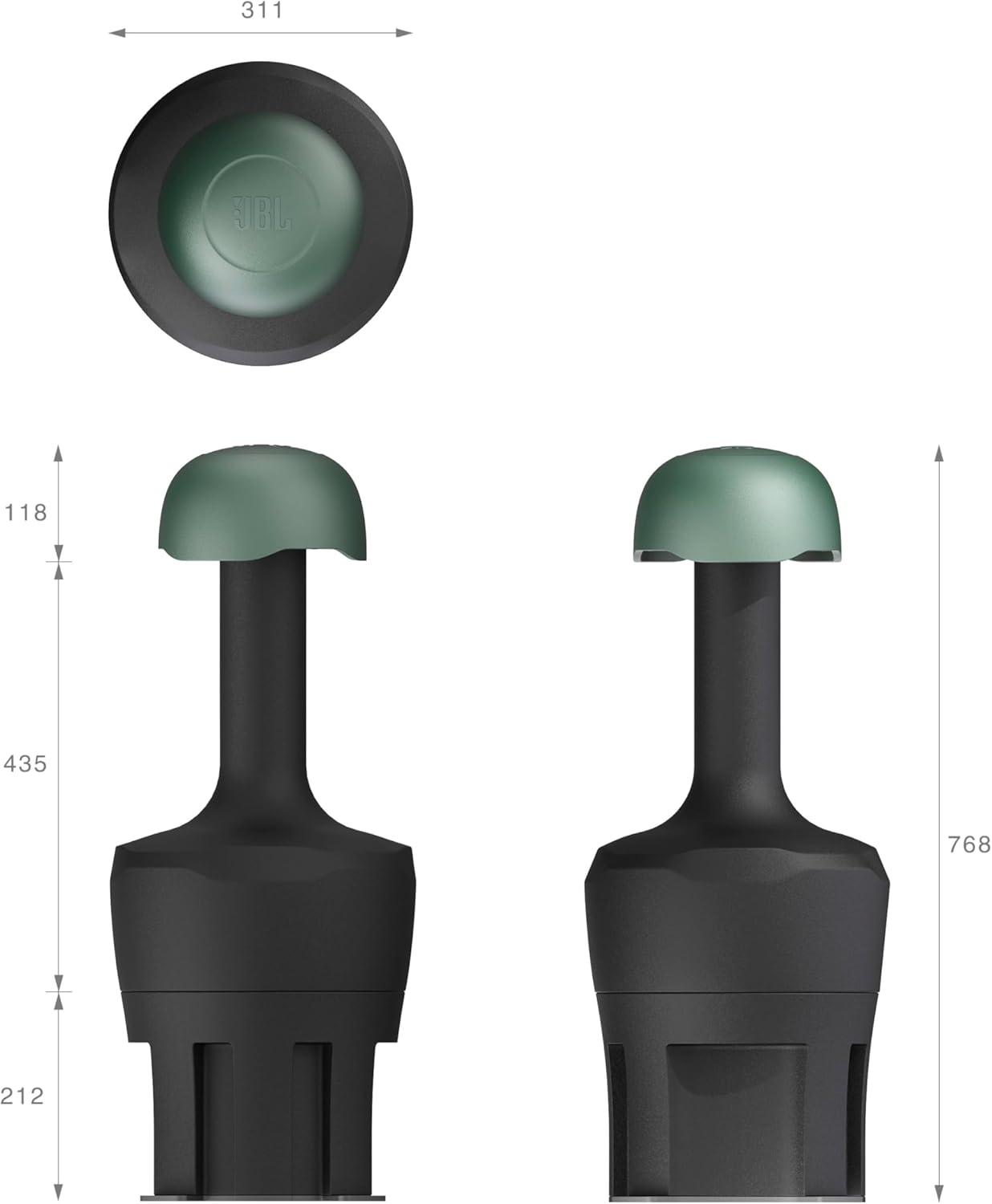 imageJBL Professional Control 85M Wired TwoWay Coaxial Mushroom Style Outdoor Landscape Waterproof Speaker 525Inch 360 Degree Sound Sold Individually GreenGreen