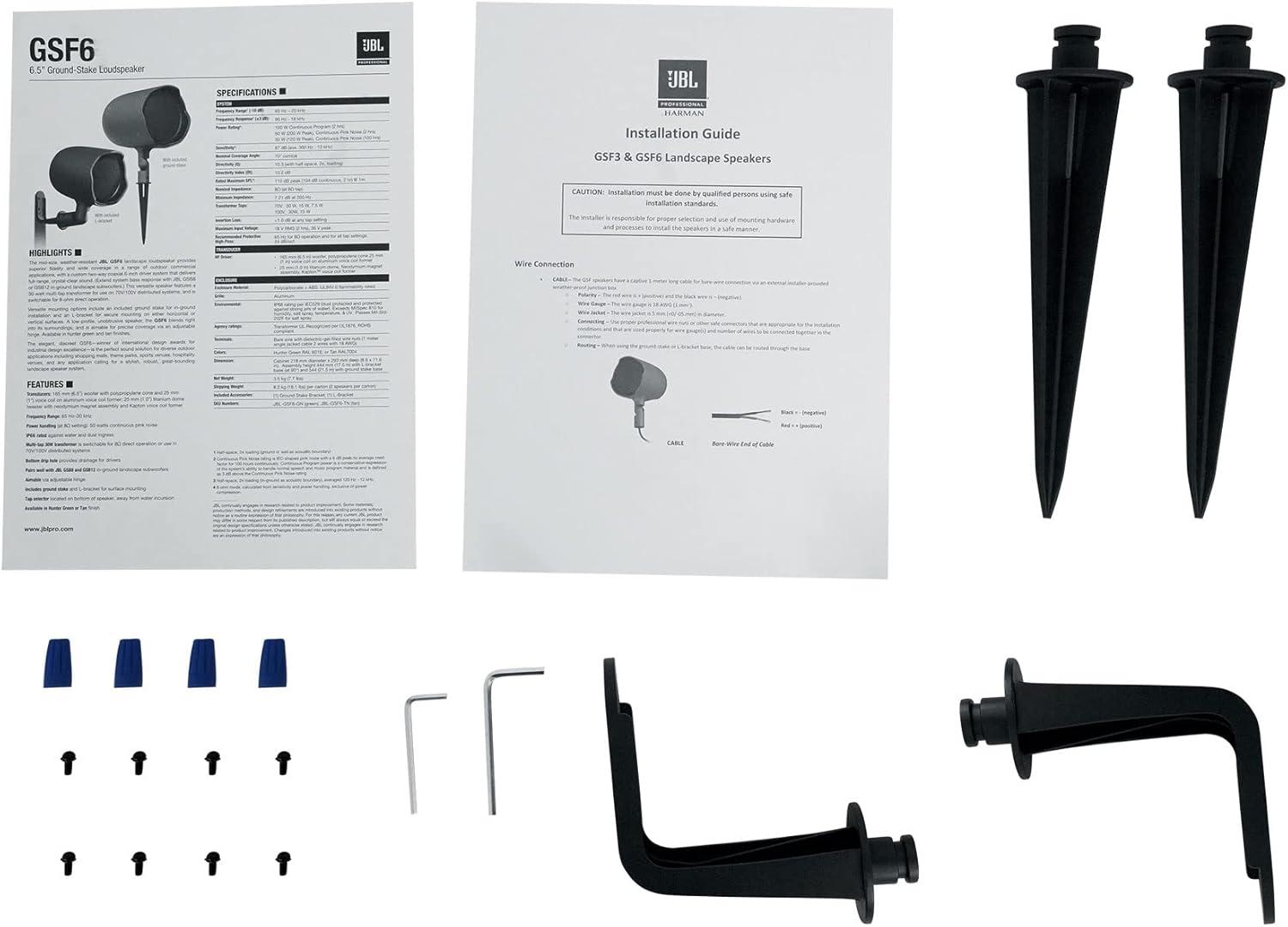 imageJBL Professional Control 85M Wired TwoWay Coaxial Mushroom Style Outdoor Landscape Waterproof Speaker 525Inch 360 Degree Sound Sold Individually GreenTan