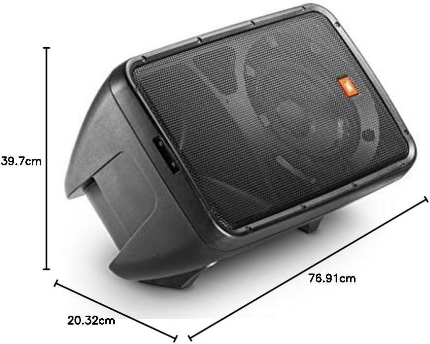 imageJBL Professional EON208P Portable AllinOne Dual Speaker 2way PA System with AKG Vocal Microphone 8Channel Mixer and Bluetooth BlackSpeaker