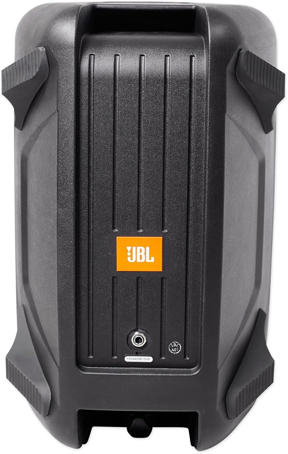 imageJBL Professional EON208P Portable AllinOne Dual Speaker 2way PA System with AKG Vocal Microphone 8Channel Mixer and Bluetooth BlackSpeaker