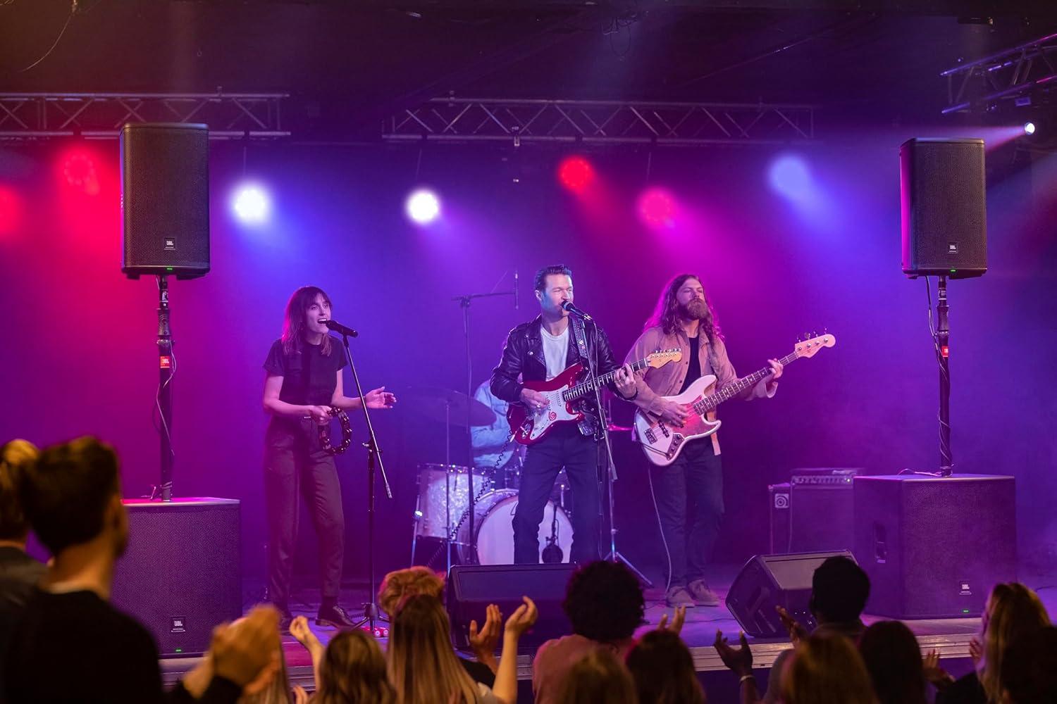 imageJBL Professional EON712 Powered PA Speaker Loudspeaker with Bluetooth 12 inch1300 Watt Corded Electric Black10Inch Speaker