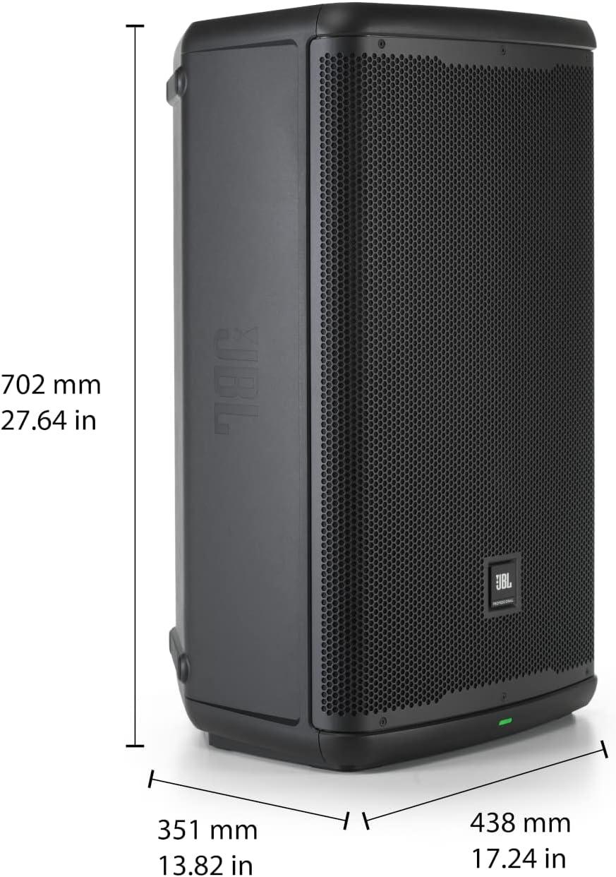 imageJBL Professional EON712 Powered PA Speaker Loudspeaker with Bluetooth 12 inch1300 Watt Corded Electric Black15Inch Speaker