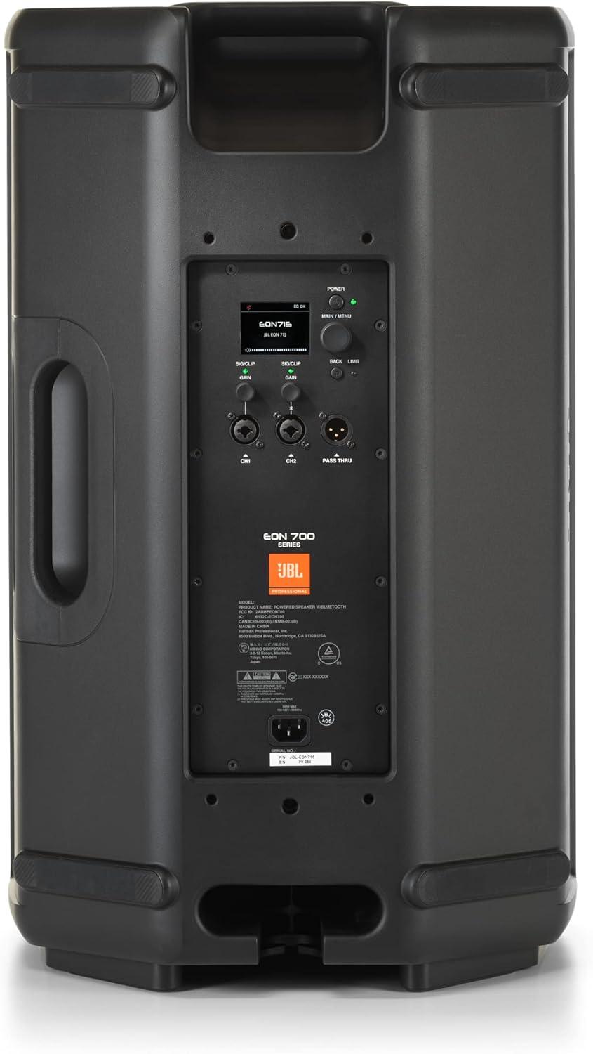 imageJBL Professional EON712 Powered PA Speaker Loudspeaker with Bluetooth 12 inch1300 Watt Corded Electric Black15Inch Speaker