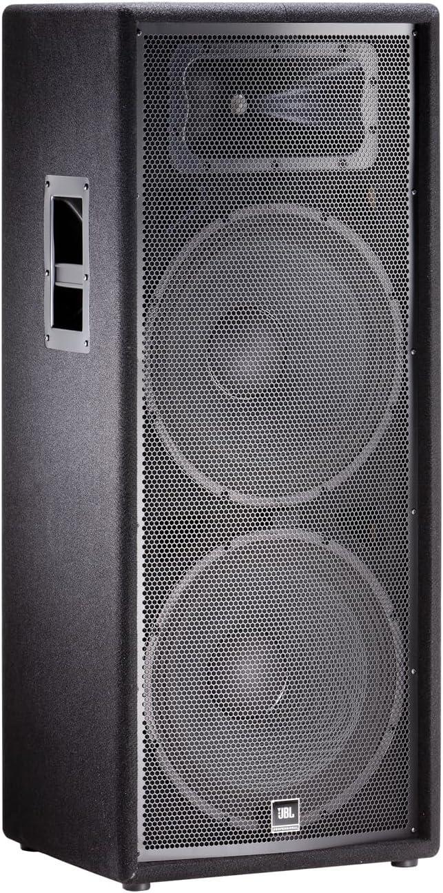 imageJBL Professional JRX215 Portable Passive 2way Sound Reinforcement DJ Pro Audio PA Speaker Loudspeaker System 15 inch Black15Inch Dual Speaker