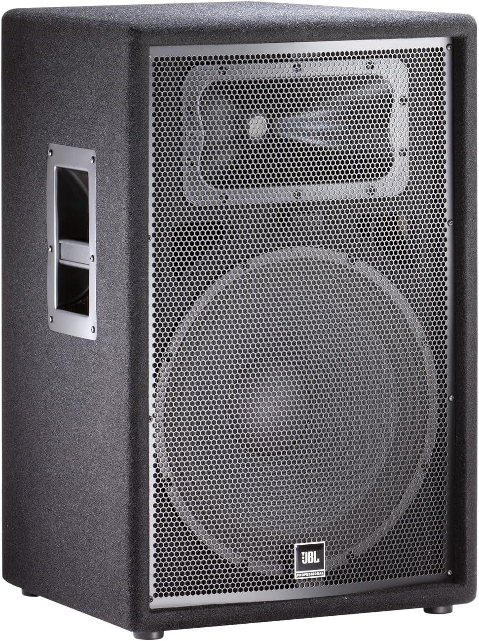 imageJBL Professional JRX215 Portable Passive 2way Sound Reinforcement DJ Pro Audio PA Speaker Loudspeaker System 15 inch Black15Inch Speaker