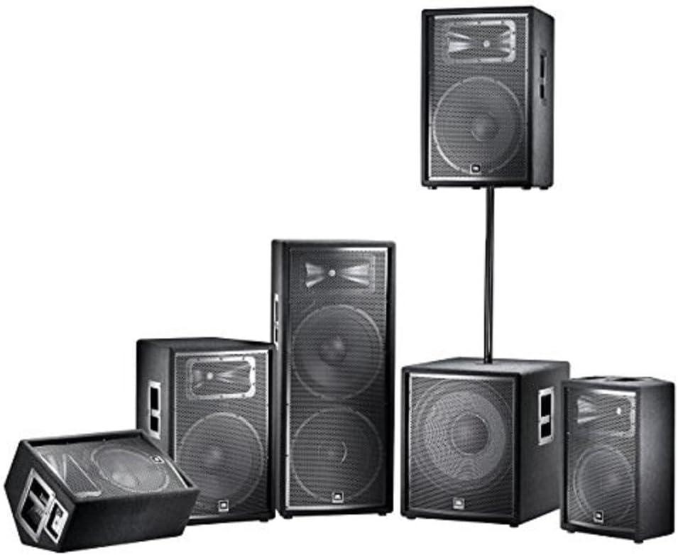 imageJBL Professional JRX215 Portable Passive 2way Sound Reinforcement DJ Pro Audio PA Speaker Loudspeaker System 15 inch Black15Inch Speaker
