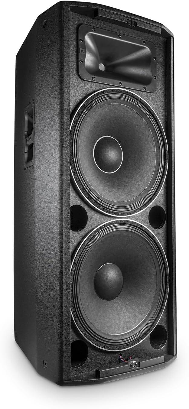 imageJBL Professional PRX825 Portable FullRange Speaker Dual 15 TwoWay BassReflex 1500Watt ClassD Amplifier WiFi App Control Black