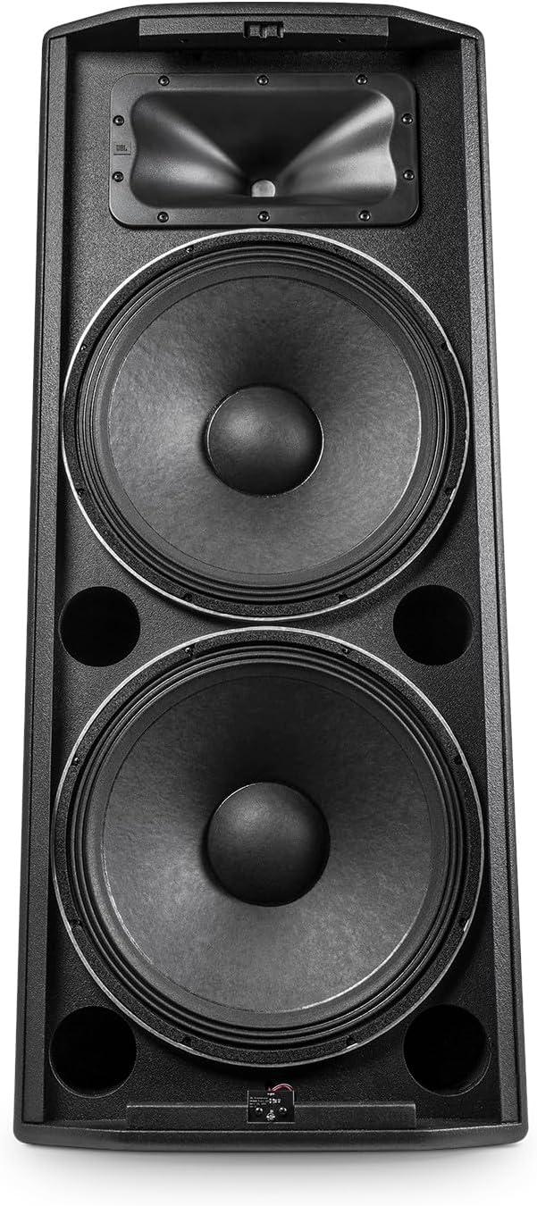 imageJBL Professional PRX825 Portable FullRange Speaker Dual 15 TwoWay BassReflex 1500Watt ClassD Amplifier WiFi App Control Black