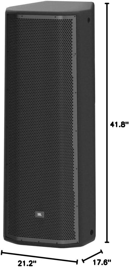 imageJBL Professional PRX825 Portable FullRange Speaker Dual 15 TwoWay BassReflex 1500Watt ClassD Amplifier WiFi App Control Black