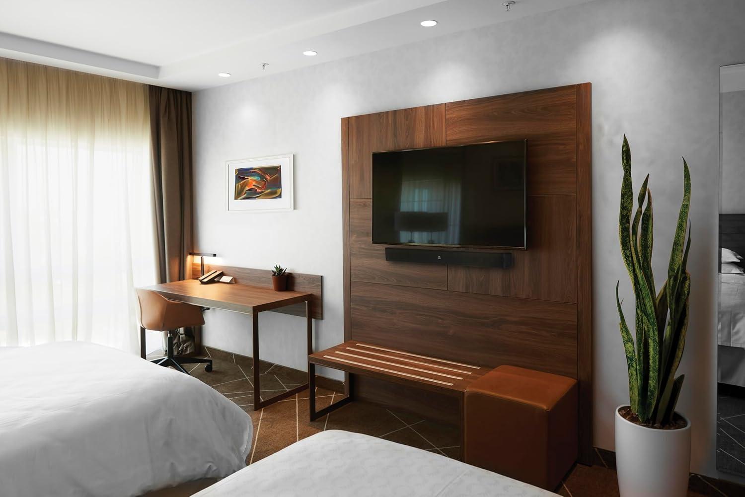 imageJBL Professional PSB2 Two Channel CommercialGrade Soundbar with HDMI ampamp BluetoothHDMI Input