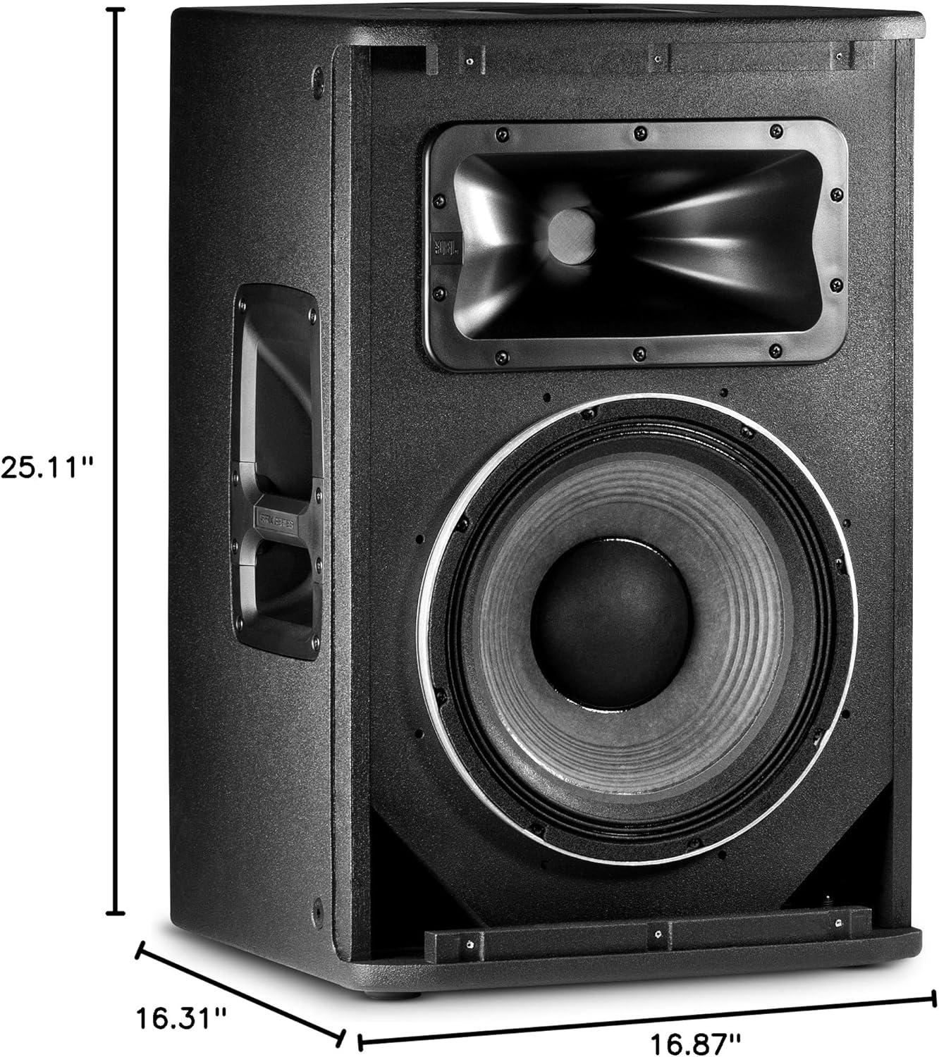 imageJBL Professional SRX818S Portable Passive NonPowered Subwoofer System Single 18Inch Black12Inch Twoway Speaker