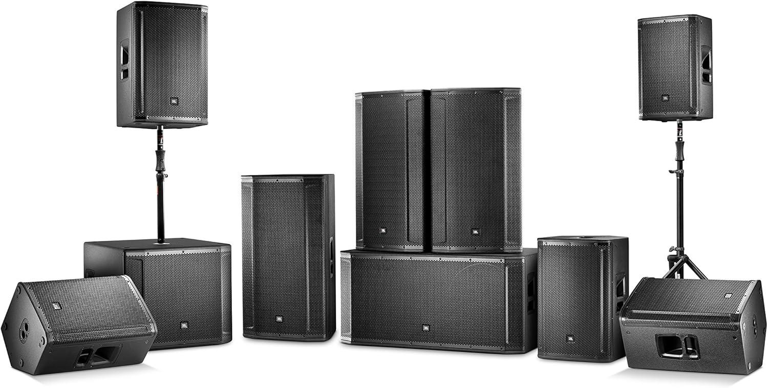 imageJBL Professional SRX818S Portable Passive NonPowered Subwoofer System Single 18Inch Black12Inch Twoway Speaker