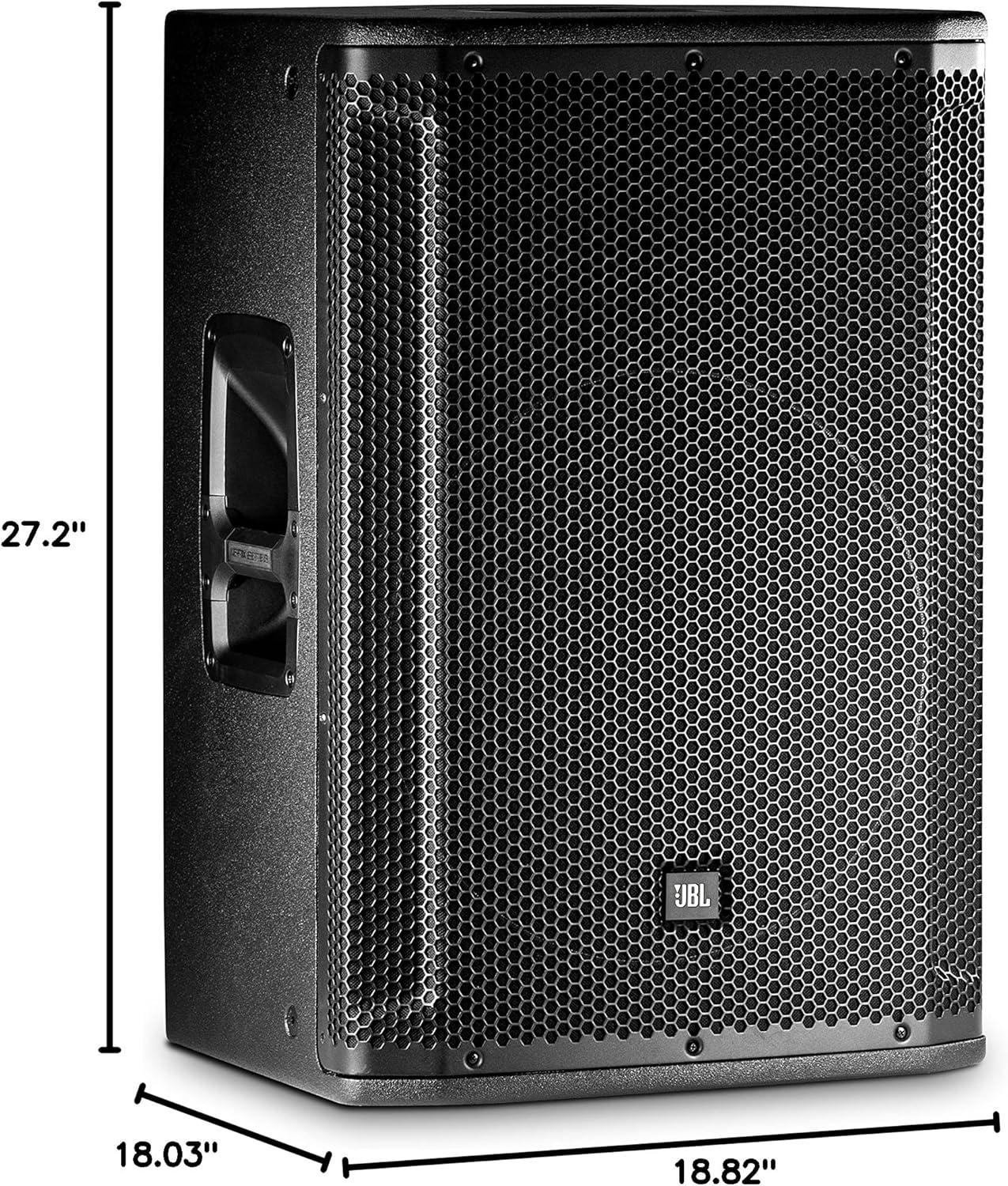 imageJBL Professional SRX818S Portable Passive NonPowered Subwoofer System Single 18Inch Black15Inch Twoway Speaker