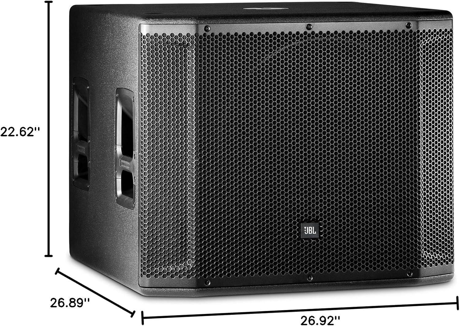 imageJBL Professional SRX818S Portable Passive NonPowered Subwoofer System Single 18Inch Black18Inch Single Subwoofer