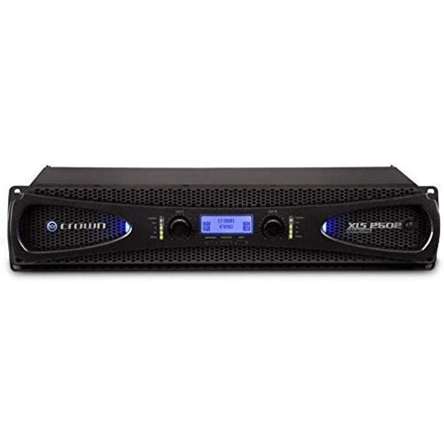 imageCrown XLS2002 2Channel Class D DriveCore Professional Power Amplifier with DSP Band Pass Filters ampamp Peakx Limiters XLRRCA Inputs 650W at 4 Ohm PureBand Crossover System Black775Watts