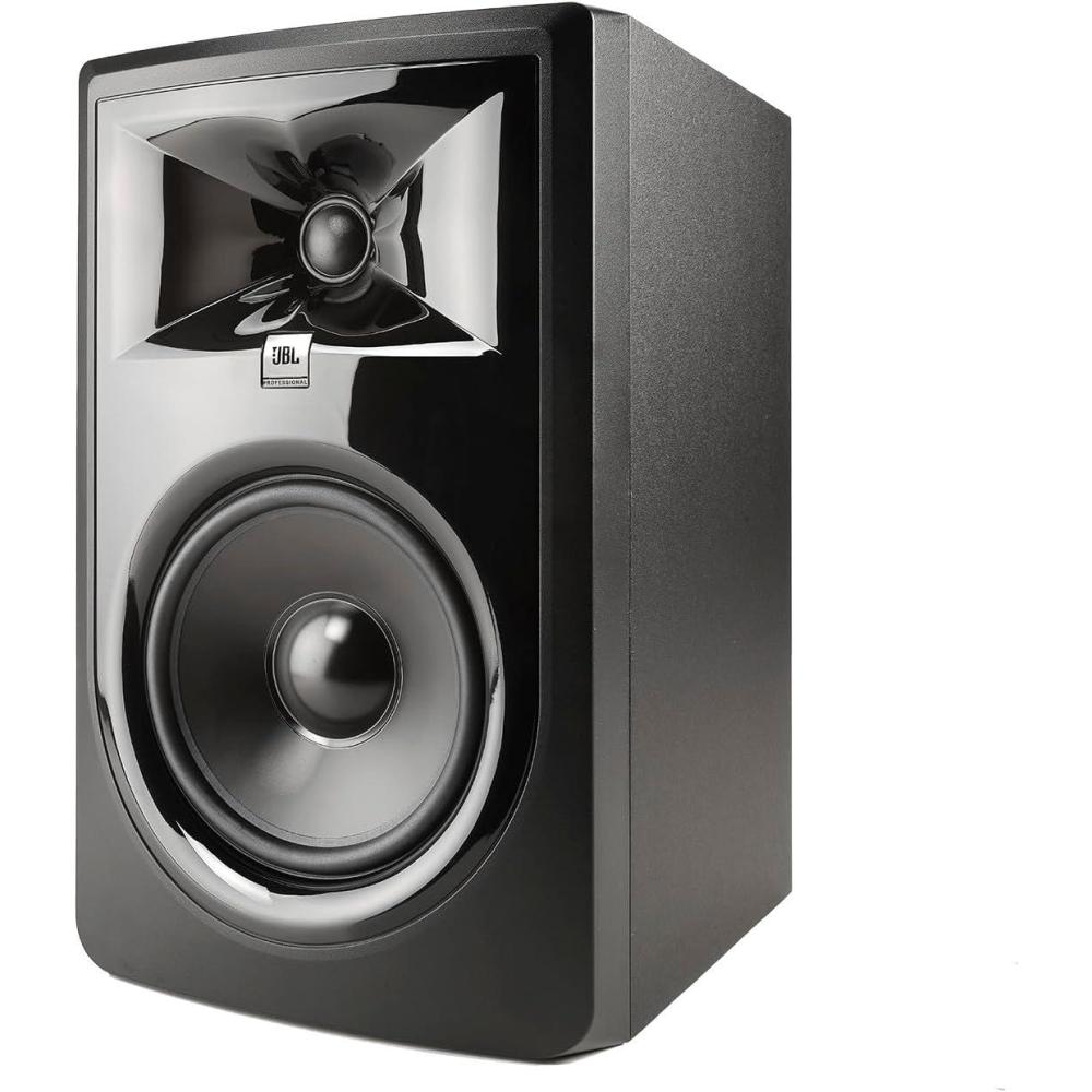 imageJBL Professional 306P MkII 6Inch 2Way Powered Active Monitor Speaker for Near Field Music Production Studio Monitor Desktop Computer HiFi Audio Sold individually Black306P single