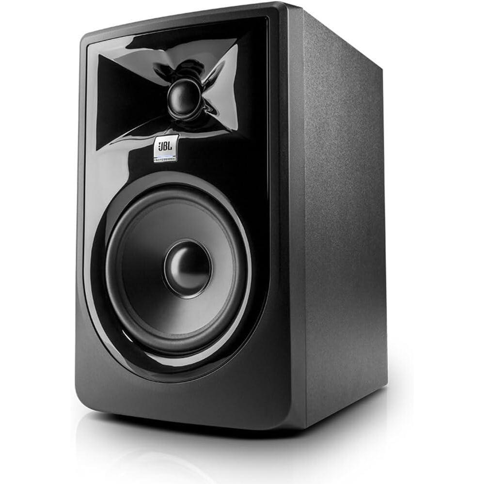 imageJBL Professional 306P MkII 6Inch 2Way Powered Active Monitor Speaker for Near Field Music Production Studio Monitor Desktop Computer HiFi Audio Sold individually Black305P single