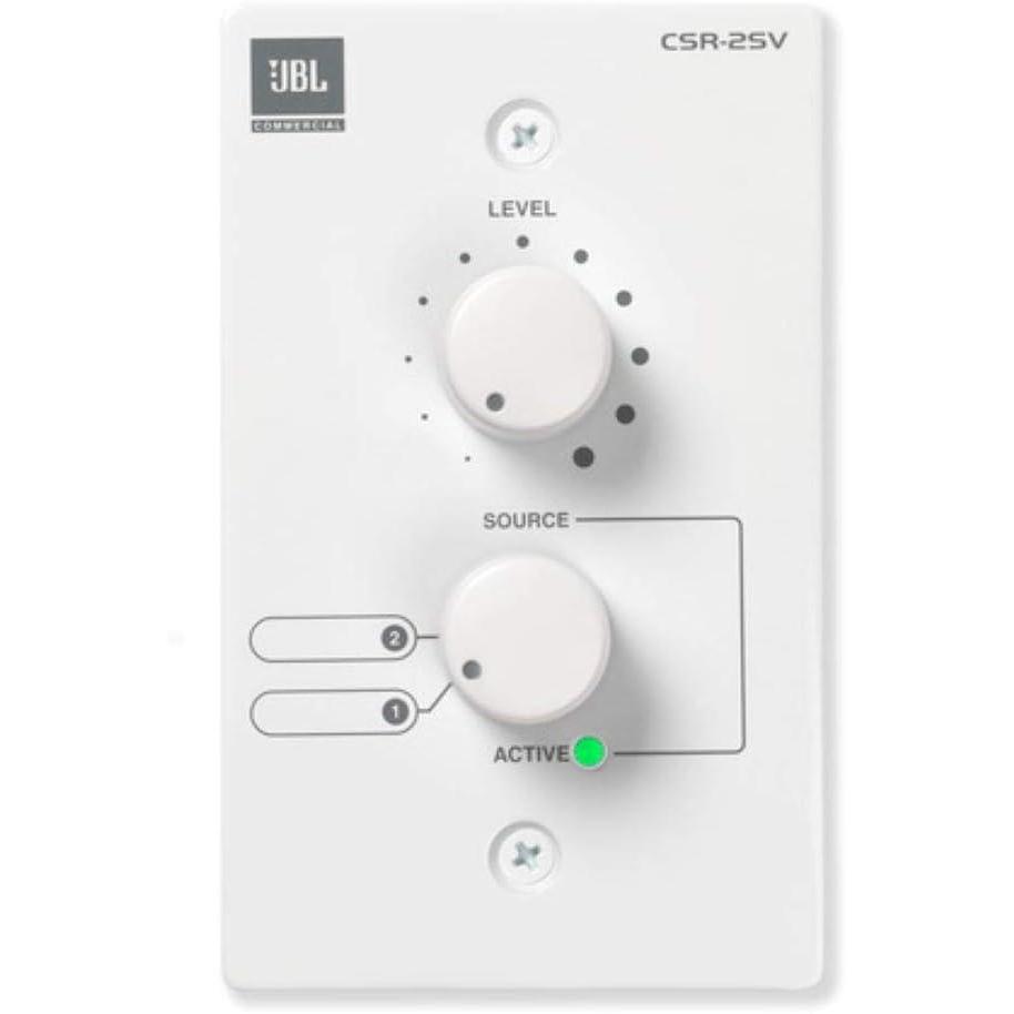 imageJBL Professional CSRVBLK Wall Controller with Volume Control for use with CSM21 CSM32 All CSMA BlackWhite