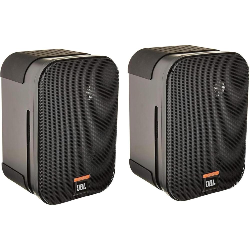 imageJBL Professional CSS1ST Compact 2Way High Performance 60 Watt 525 70V 8Ohm Compact Passive Satellite Bookshelf Speakers Home Theater Desktop Stereo Commercial Black Sold as Pair