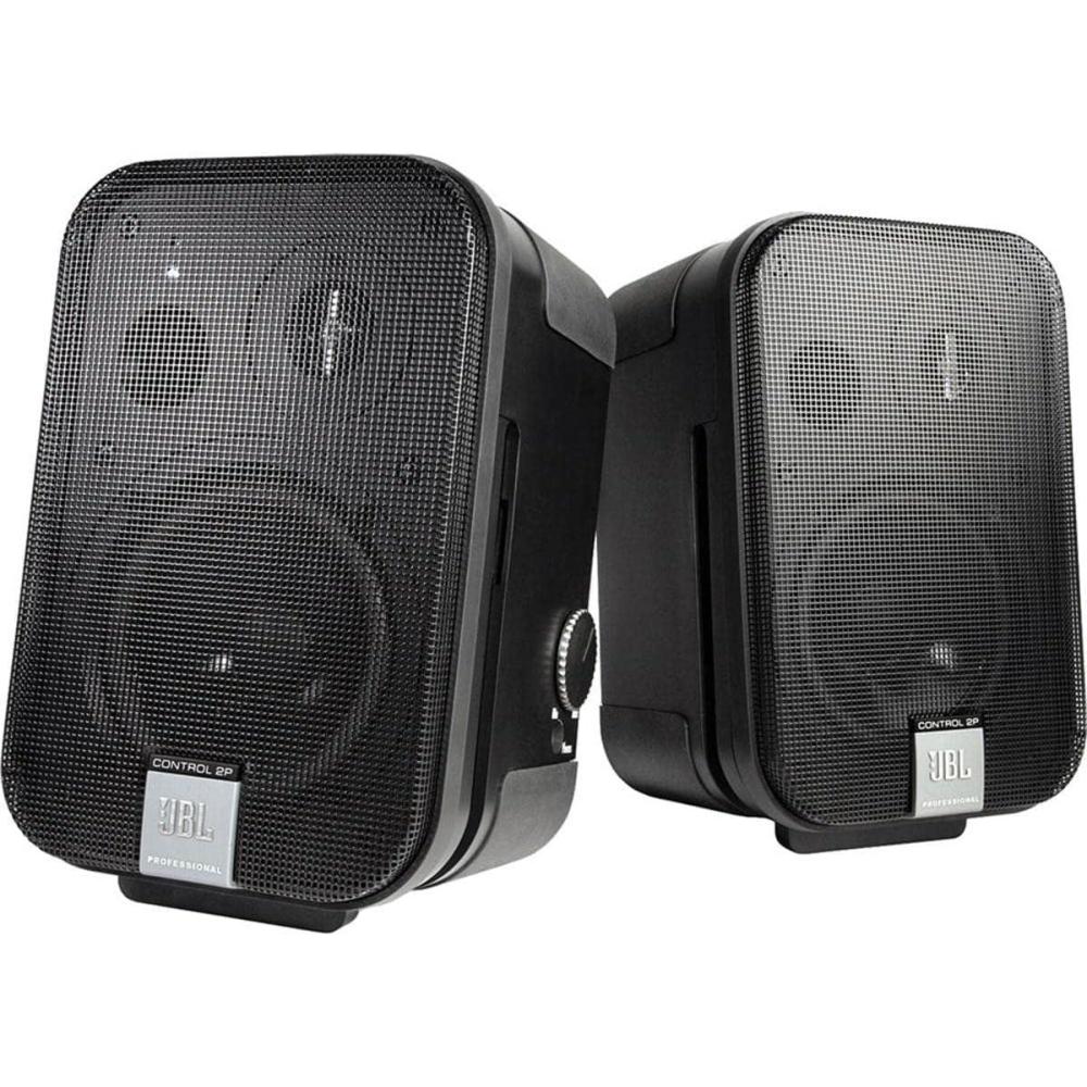 imageJBL Professional Control 2P Compact Powered Monitor Master and Extension Speakers C2PS Black 93quot x W 63quot x D 56quotMaster Extension speaker