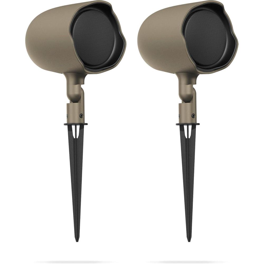 imageJBL Professional Control 85M Wired TwoWay Coaxial Mushroom Style Outdoor Landscape Waterproof Speaker 525Inch 360 Degree Sound Sold Individually GreenTan