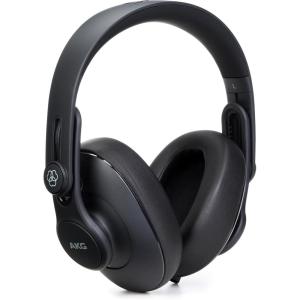 AKG Pro Audio K371BT Bluetooth Wireless Over-Ear, Closed-Back, Portable, Foldable Studio Headphones. 50mm Drivers. Astounding Frequency Response – 5 Hz to 40 kHz. Black(K361)