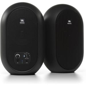 JBL Professional 1 Series 104-BT Compact Desktop Reference Monitors with Bluetooth, Black, Sold as Pair, 4.5-inch Speaker(Black)