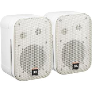 JBL Professional C1PRO High Performance 2-Way, 150 Watt 5.25” Compact, Passive, Satellite, Bookshelf Speakers, Home Theater, Desktop, Stereo, Studio, Black, Sold as Pair.(White)