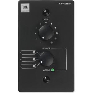 JBL Professional CSR-V-BLK Wall Controller with Volume Control for use with CSM-21, CSM-32, All CSMA, Black(Black)