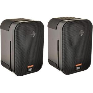 JBL Professional CSS-1S/T Compact 2-Way High Performance, 60 Watt 5.25” 70V / 8-Ohm Compact Passive Satellite, Bookshelf Speakers, Home Theater, Desktop, Stereo, Commercial, Black, Sold as Pair