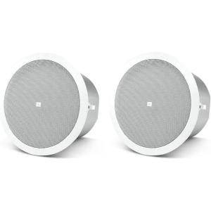 JBL Professional Control 19CS 8-Inch Ceiling Subwoofers, Sold as Pair, White(with Transformer Taps)