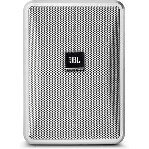 JBL Professional Control 23-1-WH Ultra-Compact Indoor/Outdoor Background/Foreground Speaker, White, Sold as Pair(White)
